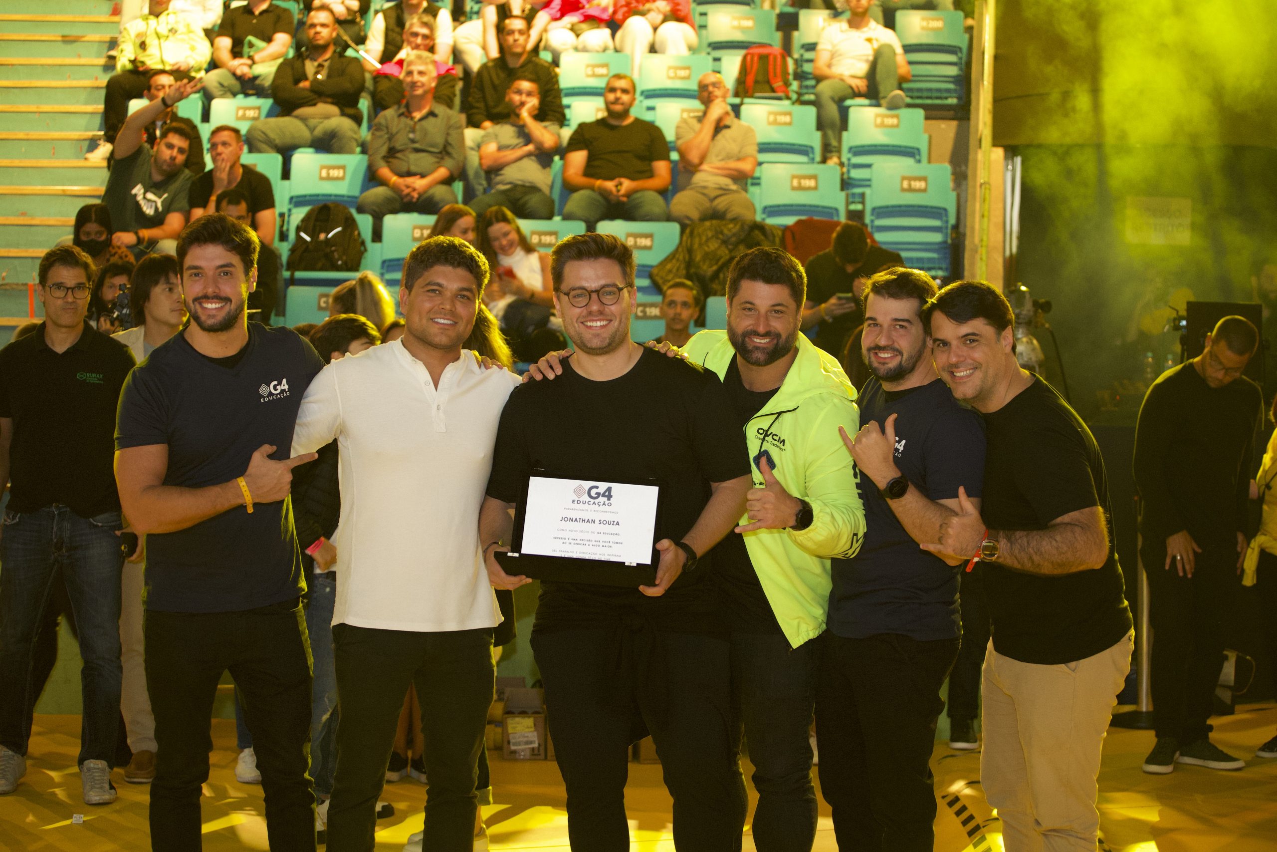 Jonathan Souza, diretor de vendas e mais novo sócio do G4, como parte dos incentivos de stock options da empresa