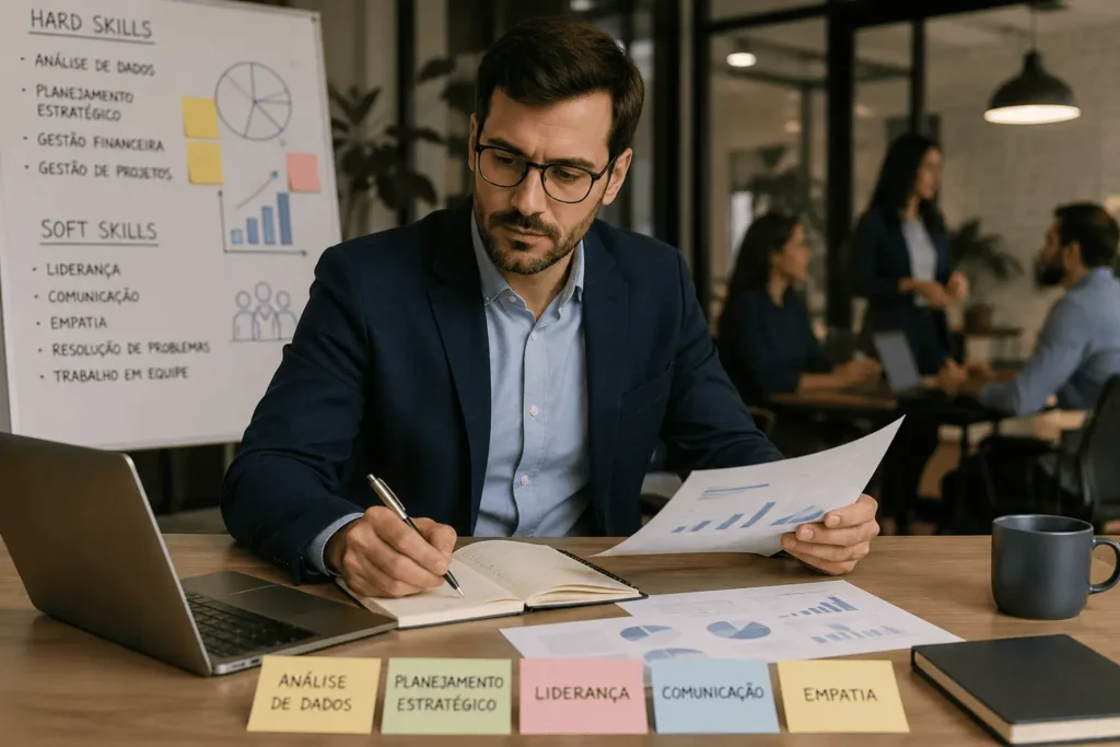 Habilidades essenciais de um bom gestor: análise de dados, liderança de pessoas e tomada de decisão